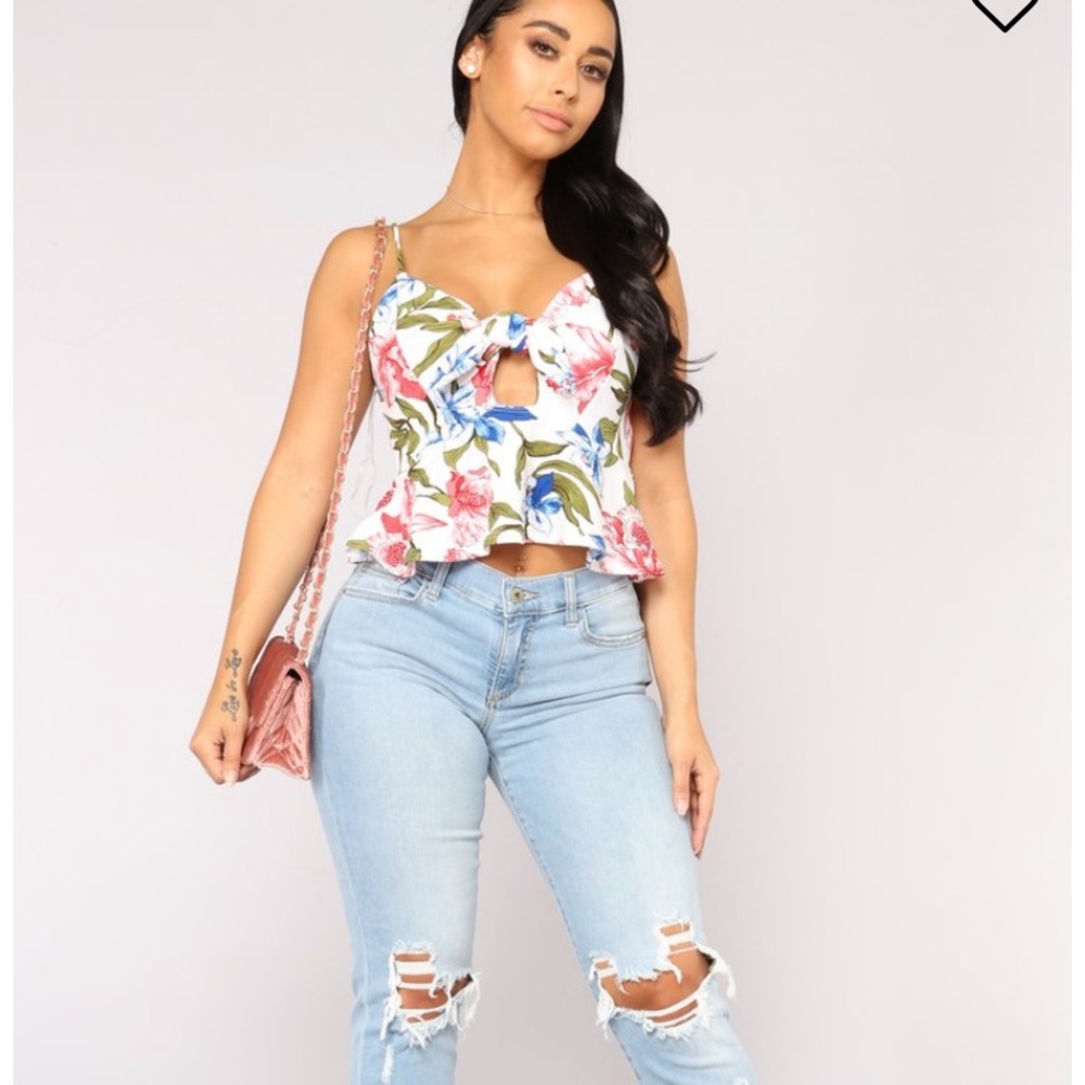 Fashion Nova Floral Top